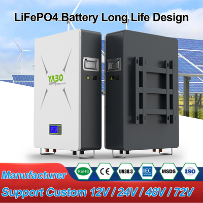 10 کیلووات ساعت 51.2 ولت 200 ساعت باتری لیتیومی Lifepo4 سیستم ذخیره انرژی خورشیدی Deep Cycle Diy