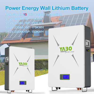 سیستم ذخیره انرژی خورشیدی Diy Lifepo4 Powerwall 48V 170Ah 200Ah 230Ah