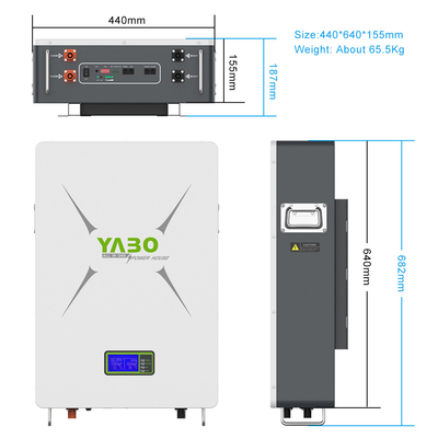 150Ah 230Ah 48V 72V Lifepo4 باتری پاوروال سلولهای منشوری لیتیوم آهن فسفات