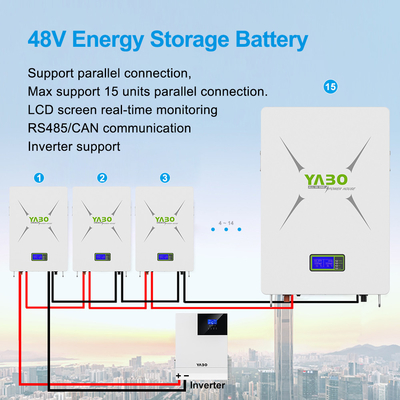 150Ah 230Ah 48V 72V Lifepo4 باتری پاوروال سلولهای منشوری لیتیوم آهن فسفات