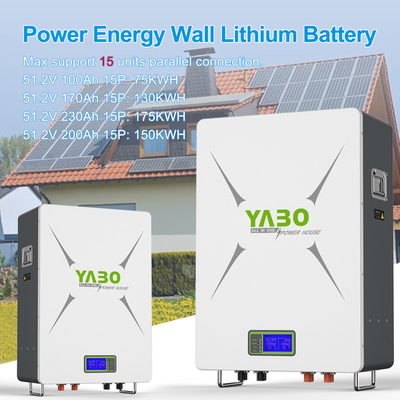 Solar Lifepo4 Powerwall باتری 5kwh 10kwh حمل و نقل قابل حمل 48v 200h