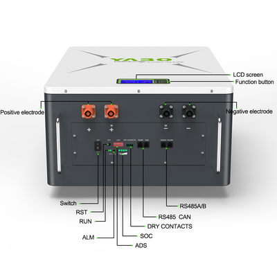 Solar Lifepo4 Powerwall باتری 5kwh 10kwh حمل و نقل قابل حمل 48v 200h