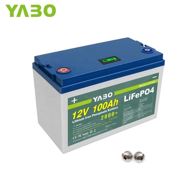 باتری 12 ولت 100 ساعت لیتیوم آهن Lifepo4 BMS انرژی خورشیدی کنترل 12 ولت
