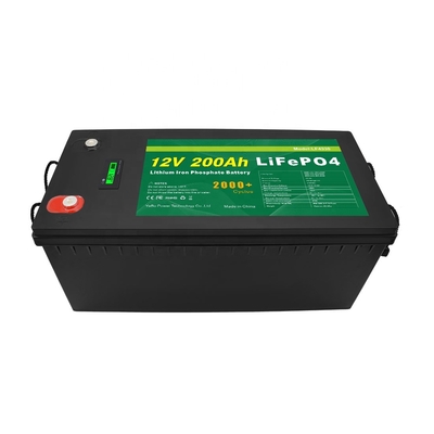 بسته باتری lifepo4 12v 200h لیتیوم فسفات آهن برای UPS خورشیدی