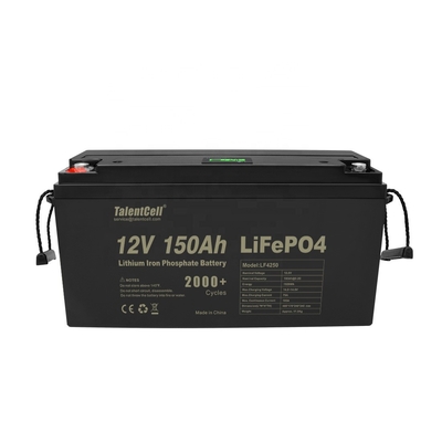 باتری لیتیوم فسفات آهن 150ah lifepo4 سلولی 12v نمایشگر LED