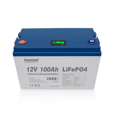 باتری Lifepo4 Golf Solar RV قابل شارژ 100 ساعتی 12 ولت لیتیوم باتری lifepo4