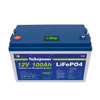 باتری قابل شارژ Lifepo4 12v 300ah 100Ah 200Ah Bms برای چرخ دستی های گلف خورشیدی