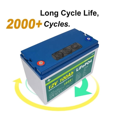 بسته های باتری 100 ساعتی Lifepo4 12v Solar Bms BOATS UPS چرخ دستی های گلف