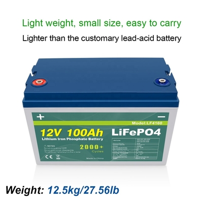 24V 36V 48V 200Ah 300Ah 400Ah لیتیوم 12v 100h Deep Cycle Lifepo4 Battery Solar Marine Rv