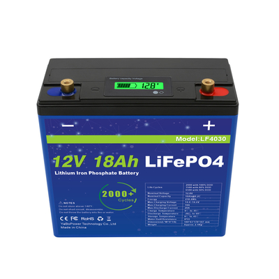 10 ساعت 15 ساعت 18 ساعت 22 ساعت باتری قابل شارژ Lifepo4 باتری 12 ولت Lifepo4 Ebike