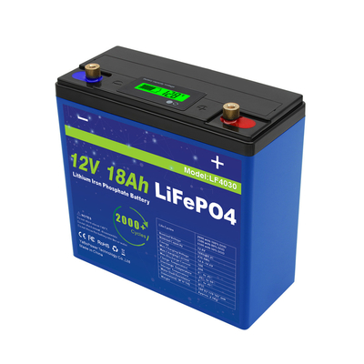 10 ساعت 15 ساعت 18 ساعت 22 ساعت باتری قابل شارژ Lifepo4 باتری 12 ولت Lifepo4 Ebike