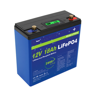 10 ساعت 15 ساعت 18 ساعت 22 ساعت باتری قابل شارژ Lifepo4 باتری 12 ولت Lifepo4 Ebike