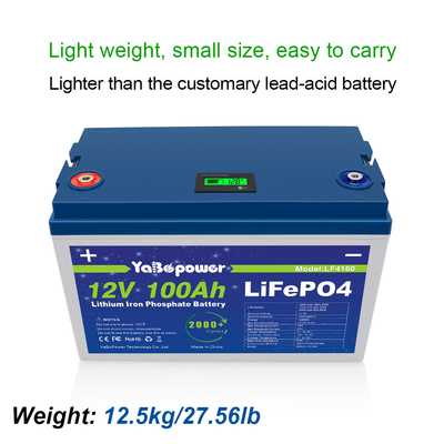 3kw 5kw 10kw Lifepo4 Battery 100ah 105ah 2000 Cycles Deep Cycle RV E Bike