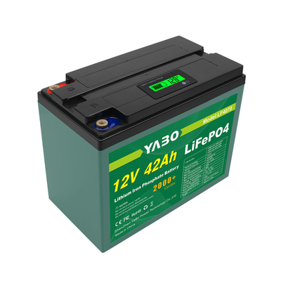 سلول های باتری قابل شارژ 12V 40Ah Lifepo4 برای سیستم مدیریت خورشیدی
