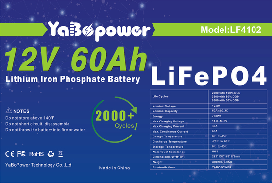بسته باتری 72 ولت 60 ساعت Lifepo4 12 ولت 48 ولت 60 ولت 60 ساعت 80 ساعت EV Cars Storage Cars