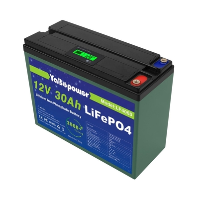 باتری قابل شارژ 24 ولت 24 ولت 30 ساعت Lifepo4 باتری سیکل عمیق 15A 32700