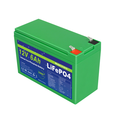 کارخانه سفارشی Lifepo4 چرخه عمیق ایمنی بالا 32700 سلولی لیتیوم یون 12v 6Ah Lifepo4