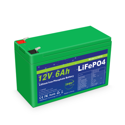 کارخانه سفارشی Lifepo4 چرخه عمیق ایمنی بالا 32700 سلولی لیتیوم یون 12v 6Ah Lifepo4