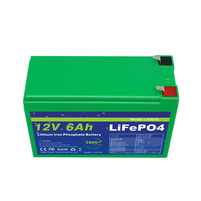 کارخانه سفارشی Lifepo4 چرخه عمیق ایمنی بالا 32700 سلولی لیتیوم یون 12v 6Ah Lifepo4