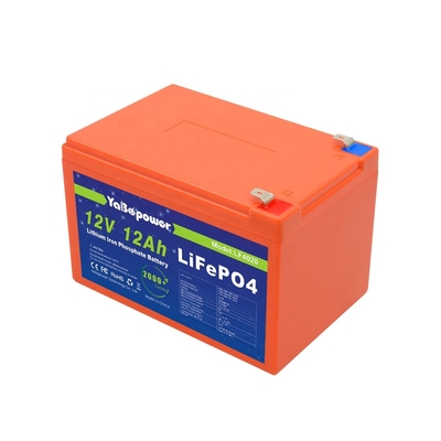جریان تخلیه قابل شارژ باتری 12.8 ولتی 12 ولتی Lifepo4 6 آمپر