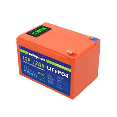 دارای گواهینامه CE 12v 12Ah جریان تخلیه باتری 6A Lifepo4 با ظرفیت برجسته