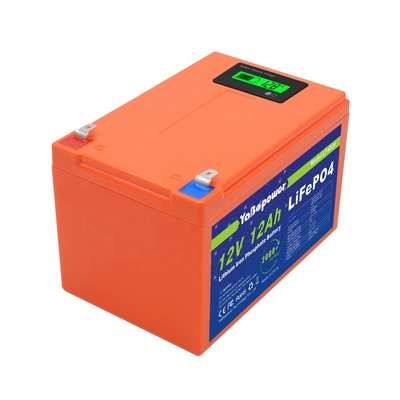 دارای گواهینامه CE 12v 12Ah جریان تخلیه باتری 6A Lifepo4 با ظرفیت برجسته