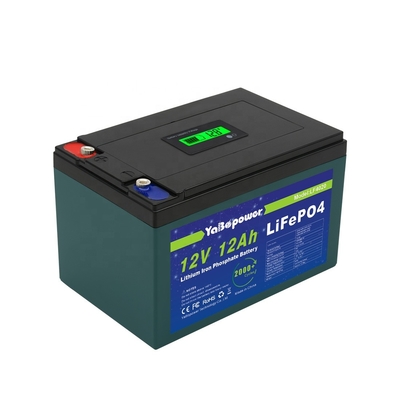 فروش داغ کارخانه سفارشی سازی شده 12v 12Ah جریان تخلیه باتری 6A Lifepo4 با ظرفیت برجسته