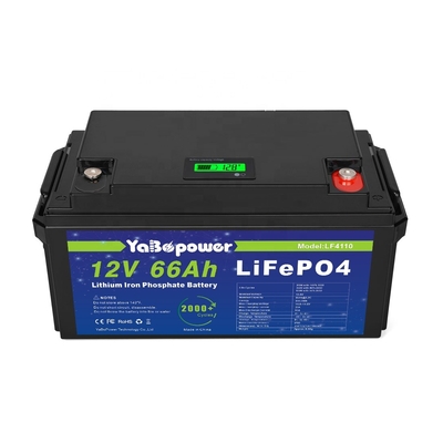 باتری قابل شارژ 12v 66Ah Lifepo4 ماشین با ظرفیت بالا