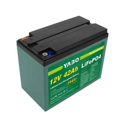 Rv Deep Cycle Lifepo4 Battery 12V 42Ah 2000 Cycles