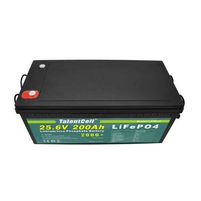 باتری 200 آمپر ساعتی Lifepo4 24 ولت برای ذخیره سازی خورشیدی دوچرخه برقی CE ROHS UN38.3