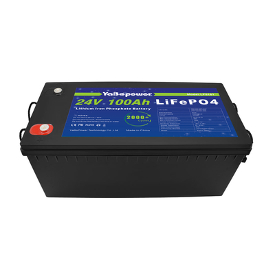 ذخیره سازی Solar RV Lifepo4 باتری 100 ساعت 150 ساعت 24 ولت برای خودروهای خارج از جاده قایق