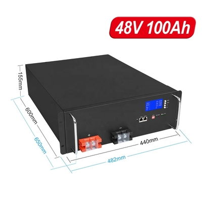 باتری خانگی لیتیوم 48 ولت 100 ساعت Lifepo4 Prismatic RS485