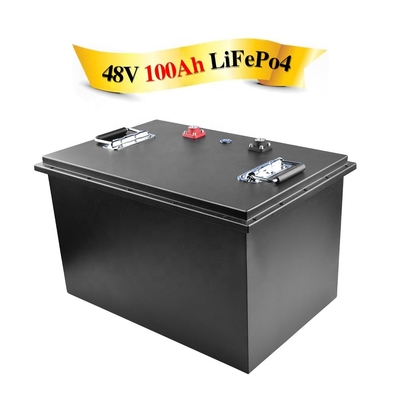 48v 51.2V 100AH ​​باتری ضد آب Lifepo4 دوچرخه برقی لیتیوم یون خورشیدی