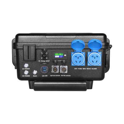 نیروگاه قابل حمل لیتیوم پشتیبان Rv 3000W 110V 220V Off Grid