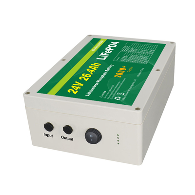 بسته باتری لیتیوم Lifepo4 دیپ سیکل سفارشی کارخانه 24 ولت 26.4 آمپر ساعت