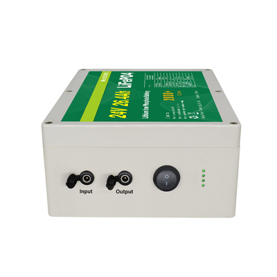 بسته باتری لیتیوم Lifepo4 دیپ سیکل سفارشی کارخانه 24 ولت 26.4 آمپر ساعت