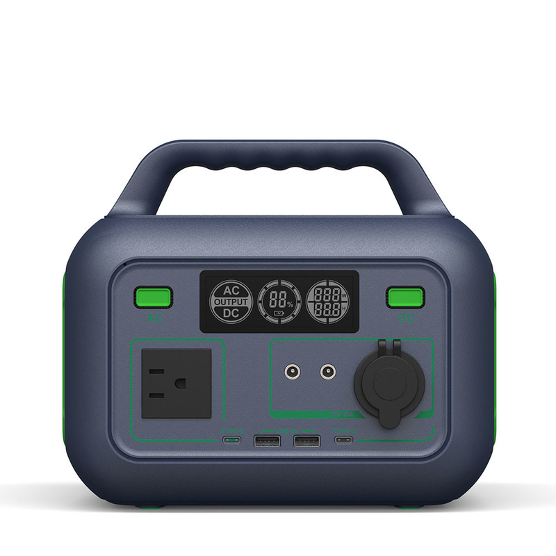 کمپینگ نیروگاه قابل حمل 300 وات نیروگاه خورشیدی لیتیوم در فضای باز ورودی نوع C PD60W