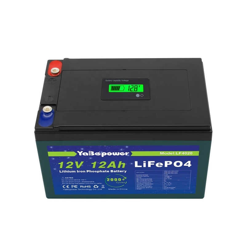 فروش داغ کارخانه سفارشی سازی شده 12v 12Ah جریان تخلیه باتری 6A Lifepo4 با ظرفیت برجسته