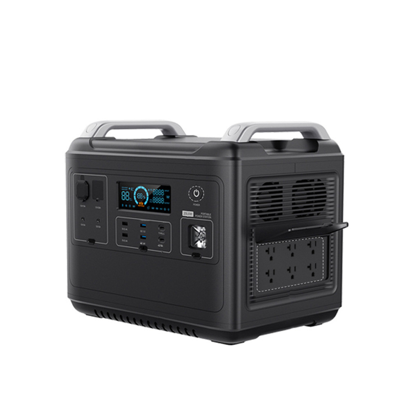 نیروگاه قابل حمل لیتیوم یو پی اس Lifepo4 Solar 2000W 1000 وات دو طرفه Quick