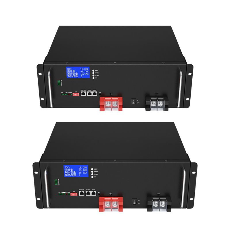5000+ سیکل سیستم های ذخیره انرژی خورشیدی لیتیوم 48 ولت 100 آمپر ساعت باتری LiFePO4 با 5 سال گارانتی